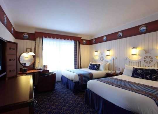 Schlafzimmer Hotel Newport Bay Disneyland
